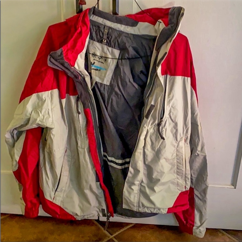 White Sierra water resistant ski shell